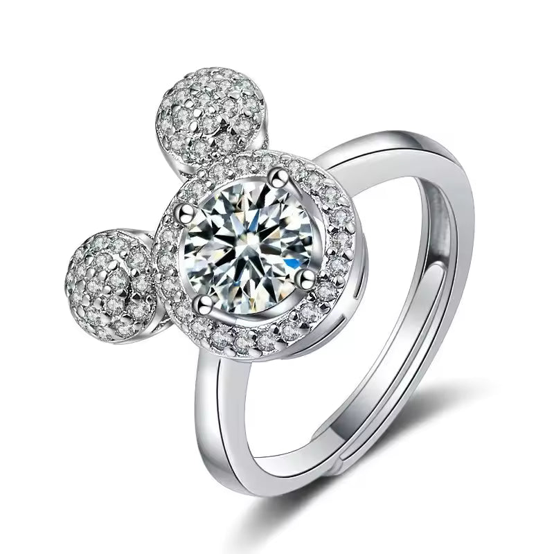 Diamond Mickey Ring