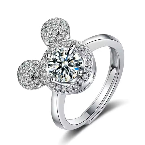 Diamond Mickey Ring