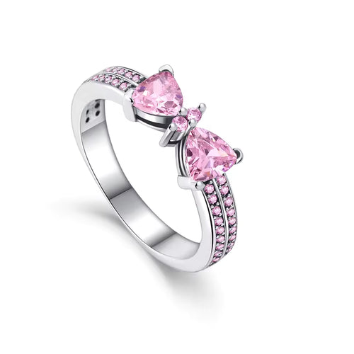 Pink Bow Ring