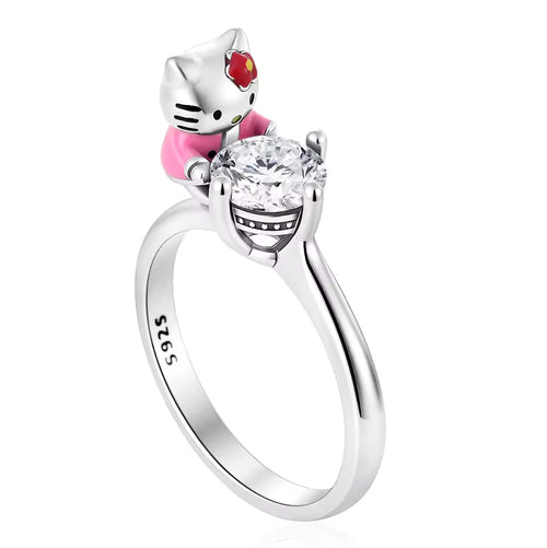 Hello Kitty Ring .925
