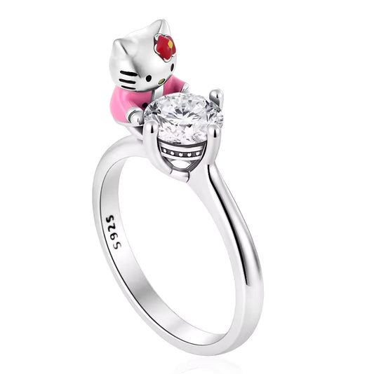 Hello Kitty Ring .925