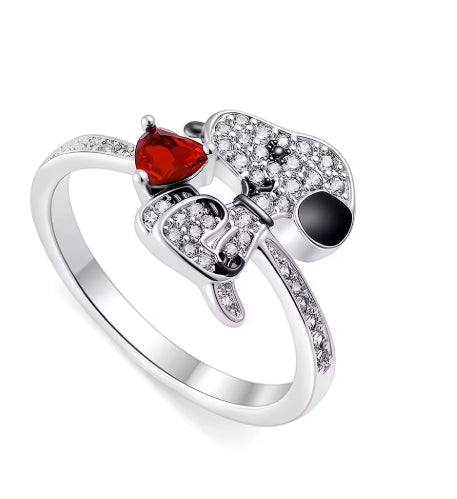 Sliver Snoopy RIng